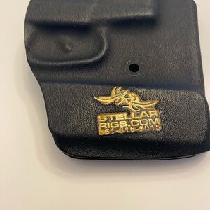 Stellar Rigs Black pocket carry holster and mag carrier for a Kel Tek P32